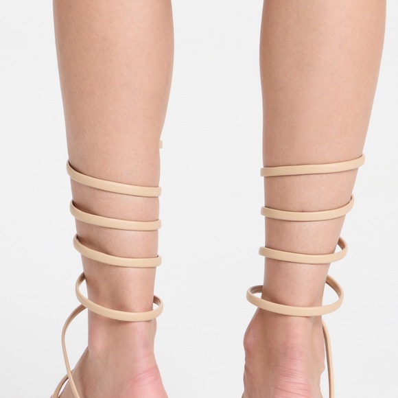 Cult Gaia Freya ball heel nude sandals 8.5 - Picture 4 of 9